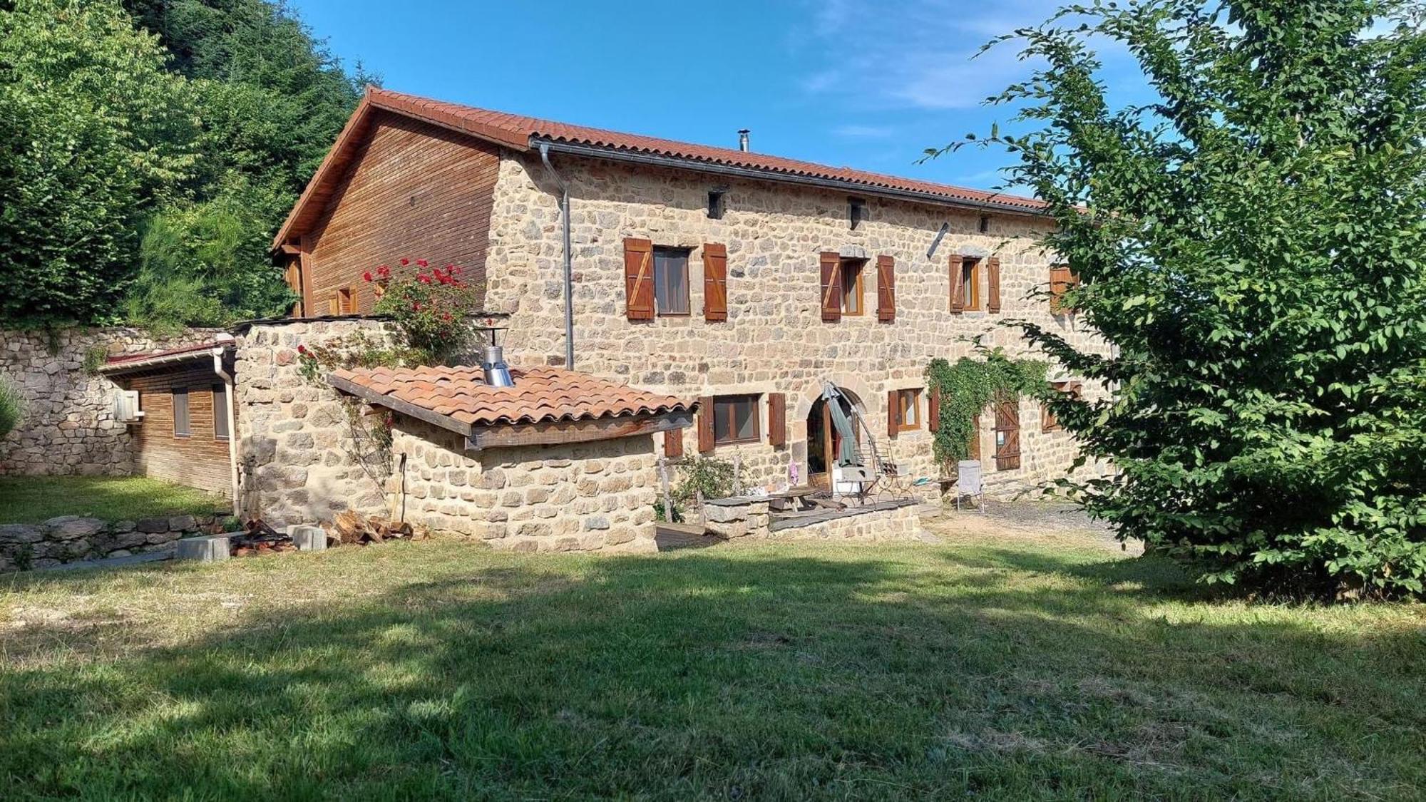 Grange De Sagne Maison Et Table D Hotes Avec Diner Sur Reservation Saint-Jean-Roure Ngoại thất bức ảnh